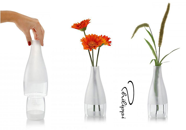 skleněná designová váza